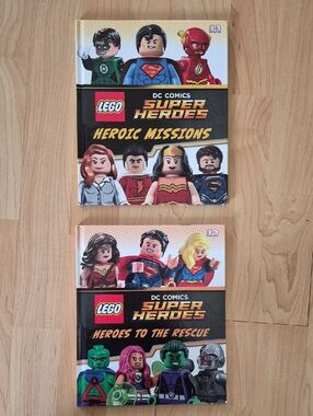 Lego DC Super Heroes Books – Hard Covers, 2 Books